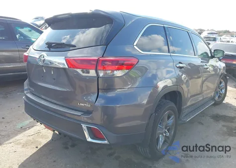 2018 Toyota Highlander Limited Platinum from USA, damaged, VIN 5TDYZRFH6JS264834